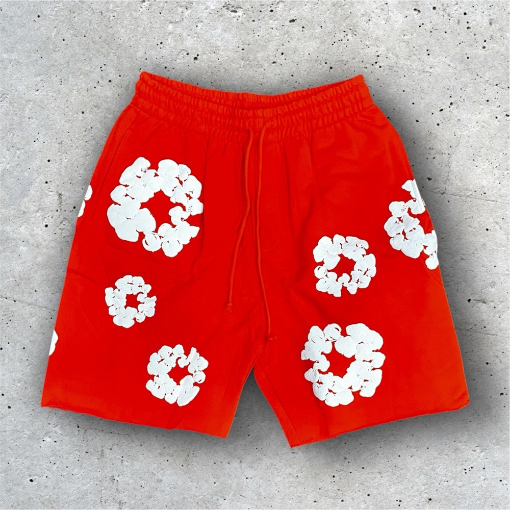 Denim Tears Orange Shorts L Pre Owned - Free Shipping